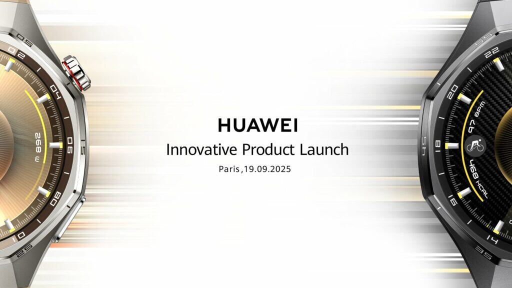 Huawei представя HUAWEI WATCH GT 6 на 19 септември в Париж – смартчасовник с нови спортни и здравни функции, заедно с премиум смартфони и таблети.