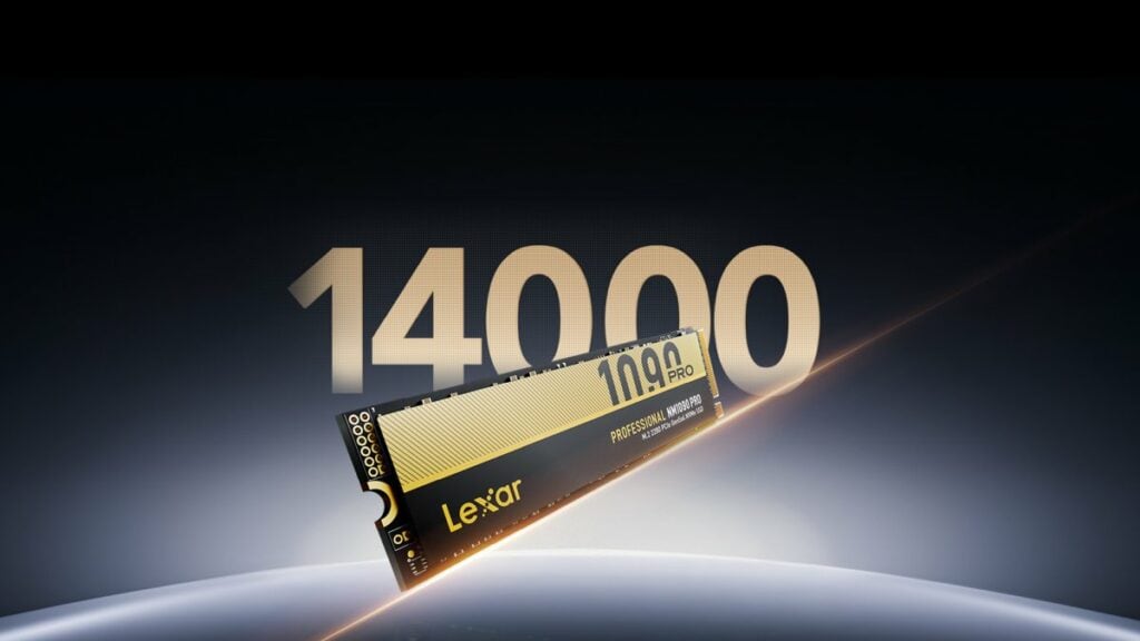 Lexar NM1090 Pro – Gen 5 NVMe SSD с до 14 000 MB/s скорост вече е достъпен в България чрез АСБИС с 5-годишна гаранция и капацитети до 4TB.