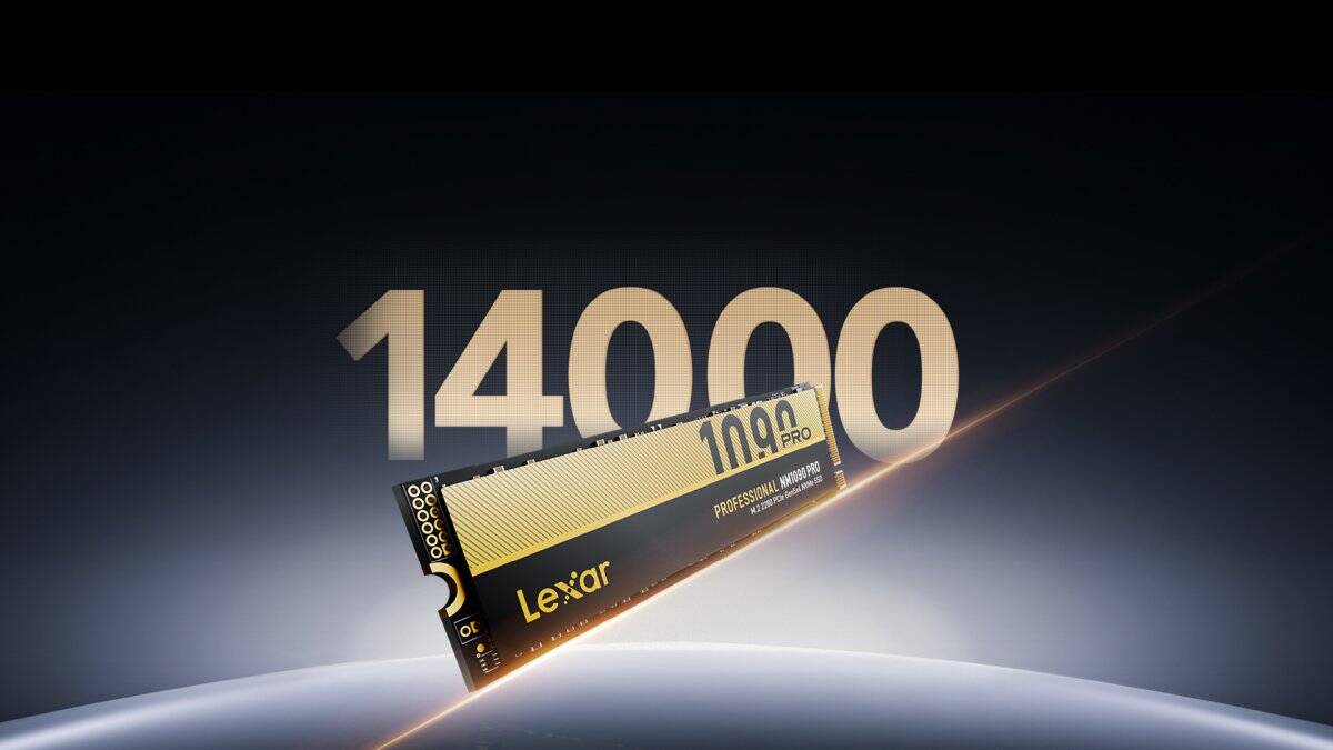 Lexar NM1090 Pro – Gen 5 NVMe SSD с до 14 000 MB/s скорост вече е достъпен в България чрез АСБИС с 5-годишна гаранция и капацитети до 4TB.