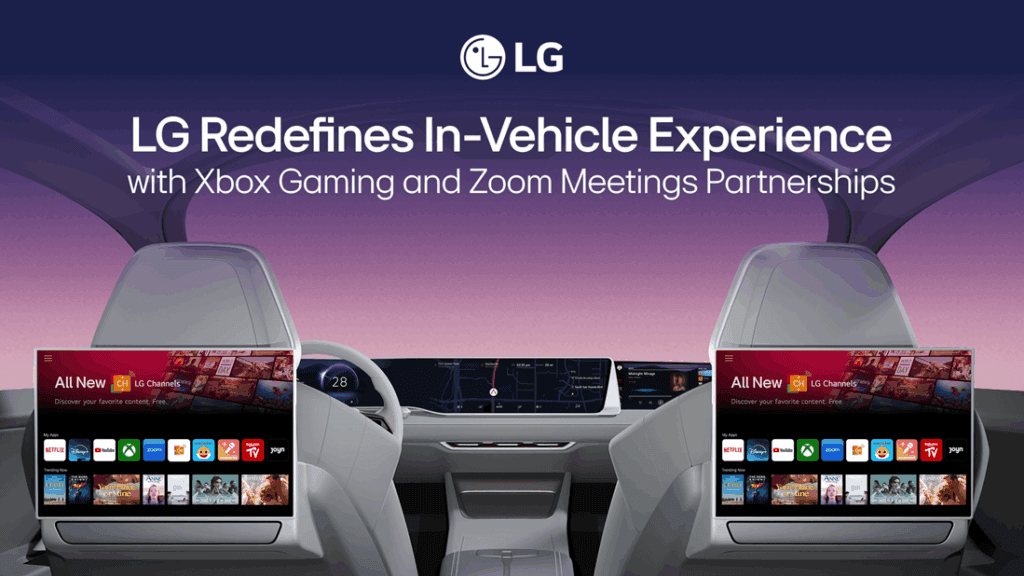 LG представи на IAA Mobility 2025 партньорства с Xbox и Zoom, интегрирани в Automotive Content Platform с webOS – превръщайки автомобила в „дом на колела“.