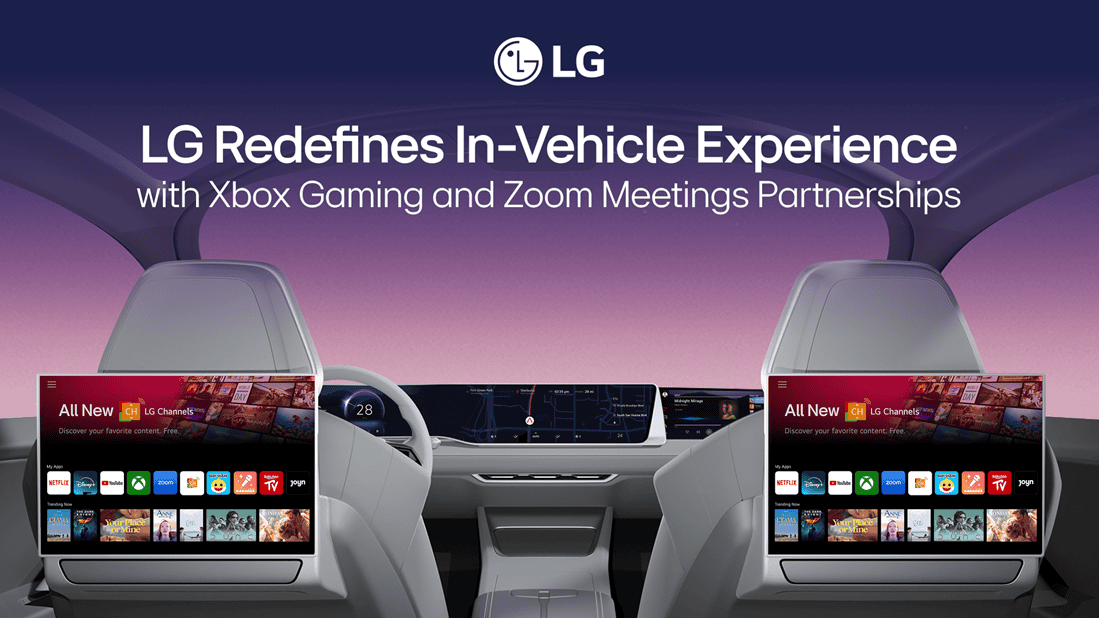 LG представи на IAA Mobility 2025 партньорства с Xbox и Zoom, интегрирани в Automotive Content Platform с webOS – превръщайки автомобила в „дом на колела“.