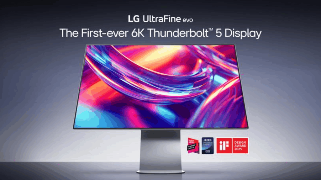 LG представи първия в света 6K монитор с Thunderbolt™ 5 – UltraFine evo 6K, създаден за професионални видео редактори, дизайнери и създатели на съдържание.