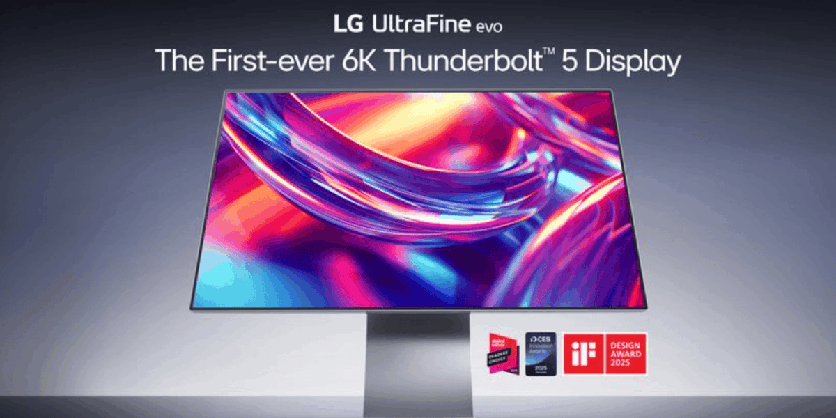 LG представи първия в света 6K монитор с Thunderbolt™ 5 – UltraFine evo 6K, създаден за професионални видео редактори, дизайнери и създатели на съдържание.