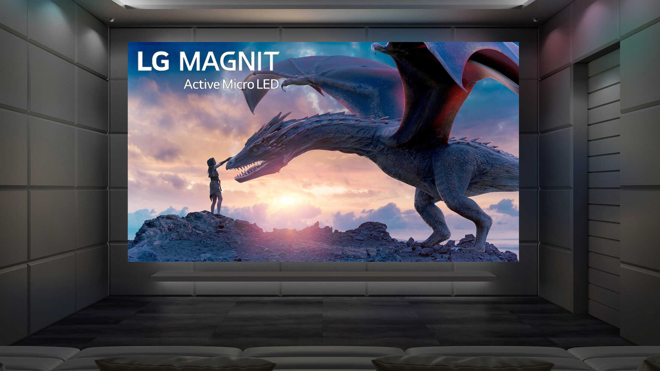 LG представи новия MAGNIT Active Micro LED – 136-инчов 4K дисплей с Active Matrix, Dolby Vision, webOS и 4.2-канален звук за премиум домашно кино.