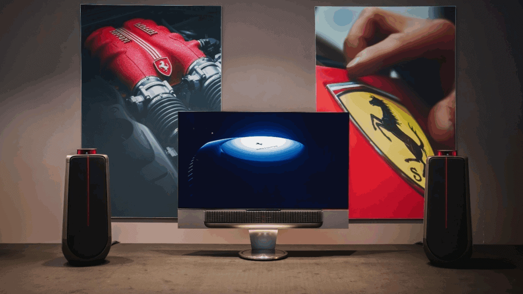 Bang & Olufsen и Ferrari представиха в София лимитирана колекция аудио продукти – съчетание на лукс, технологии и акустично съвършенство.