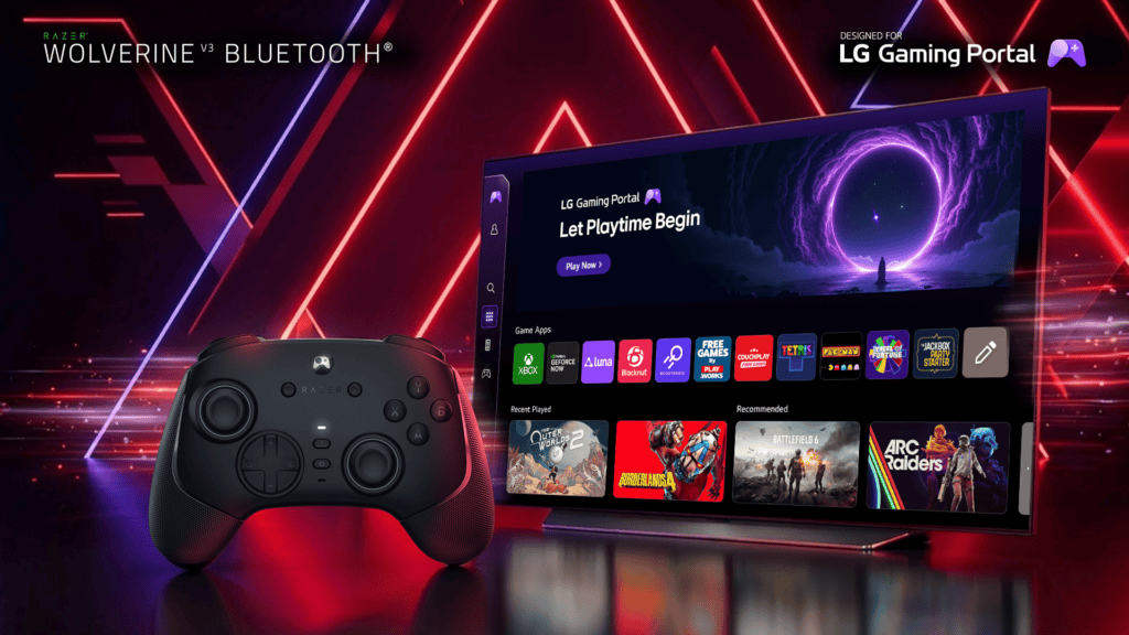 LG и Razer представиха на CES 2026 първия в света Bluetooth гейминг контролер с ултраниска латентност, сертифициран за LG Gaming Portal.