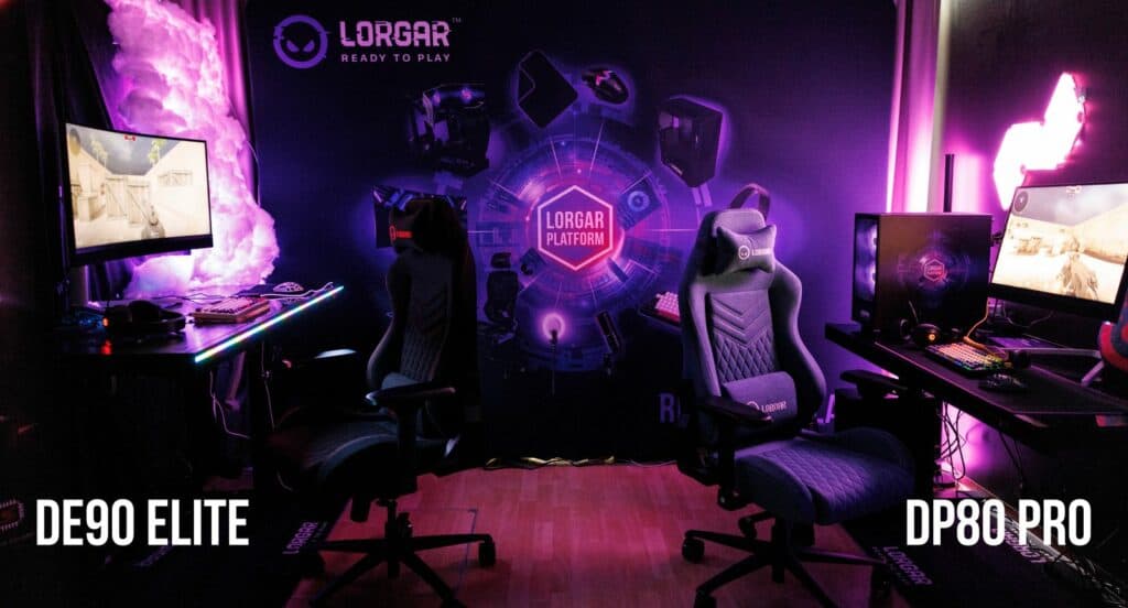 LORGAR представя бюрата Desk PRO 80 и Desk ELITE 90 – нови серии за гейминг и работа с моторизирано регулиране на височината, зареждане и RGB осветление.
