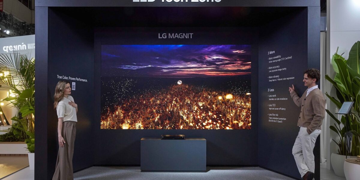 LG показва на ISE 2026 „Solutions Beyond Displays“: B2B екосистеми със софтуер и AI, K-culture ритейл зони, Micro LED LG MAGNIT и ултра ниско-енергиен E-Paper.