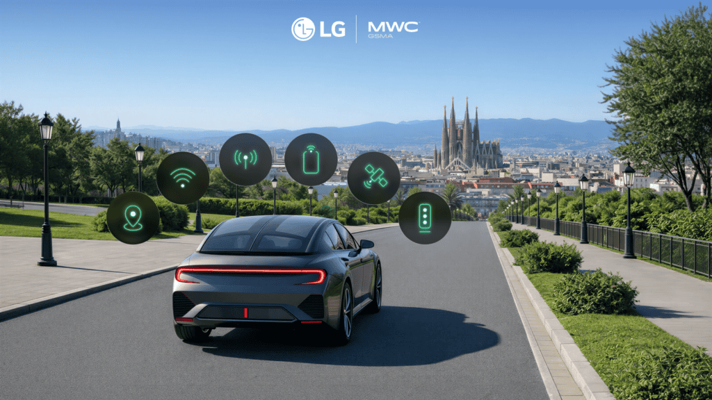 LG представя интелигентно телематично решение от ново поколение на MWC Barcelona 2026, интегриращо TCU и антена в един модул за по-висока ефективност и свързаност.
